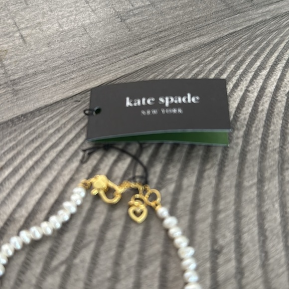 Kate Spade Gold Bow Pearl Bracelet - Picture 3 of 4